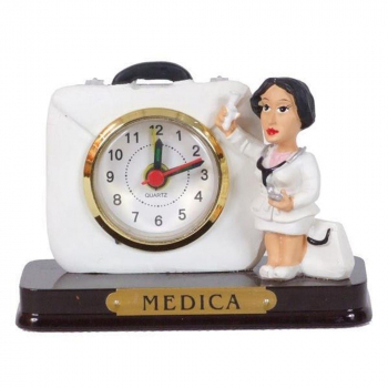 Miniatura de Médica Resina C/ Relógio