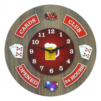 Relógio Cards Club